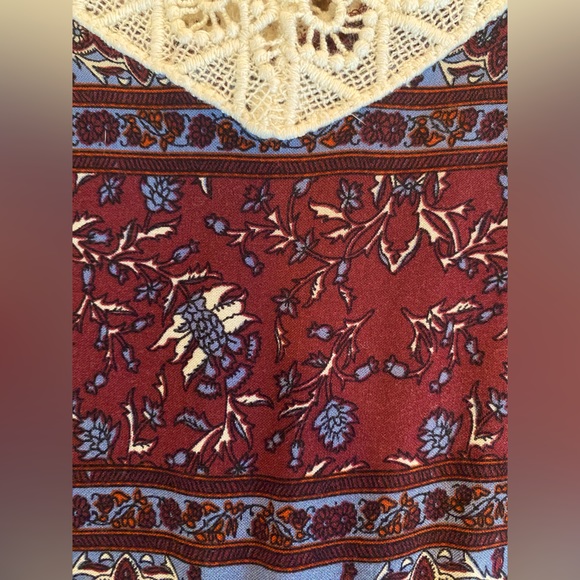 Boho Charolette Russe Size XS Women’s Romper with Crochet Neckline - Picture 5 of 6